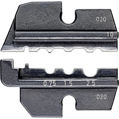 Afbeelding van KNIPEX 97 49 10 Krimpinzet Ongeïsoleerde knelkabelschoenen, knelverbinders, doorverbinders 0.75 tot 2.5 mm² Geschikt voor