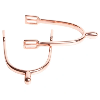 Afbeelding van Harry&#039;s Horse Sporen Knop RVS Rosegold H30