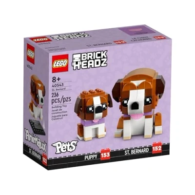 Afbeelding van LEGO Brickheadz 40543 St. Bernard en Puppy