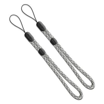 Afbeelding van Ringke Lanyard Polsband [Checkered Gray] [2 stuks] voor telefoon, smartphone, camera, DSLR, USB