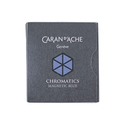 Afbeelding van Caran d&#039;Ache Vulpenvullingen Magnetic Blue Gratis graveren
