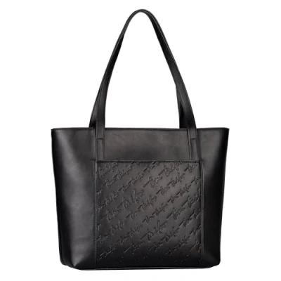 Afbeelding van TOM TAILOR Schoudertas Wendi Zip Shopper Black Zwart