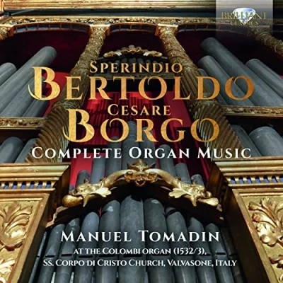 Afbeelding van Manuel Tomadin Bertoldo &amp; Borgo: Complete Organ Music (CD)