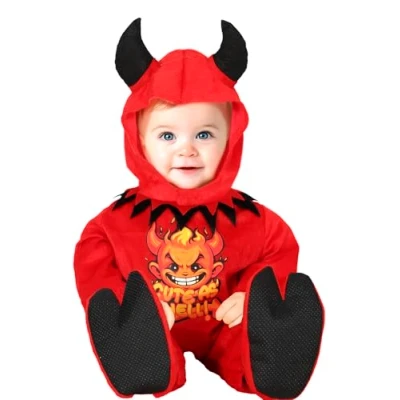 Afbeelding van Fiestas Guirca Babykostuum duivel “cute as hell 18 24 maanden