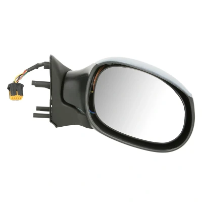 Afbeelding van Buitenspiegel Tyc 305 0149 rechts Met grondlaag voor elek. spiegelverstelling, Elektrisch inklapbaar, temperatuursensor, Bol vormig, Te verwarmen