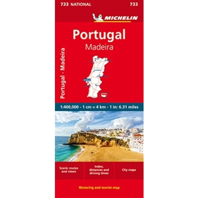 Afbeelding van Michelin Portugal, Madeira Road And Tourist Map