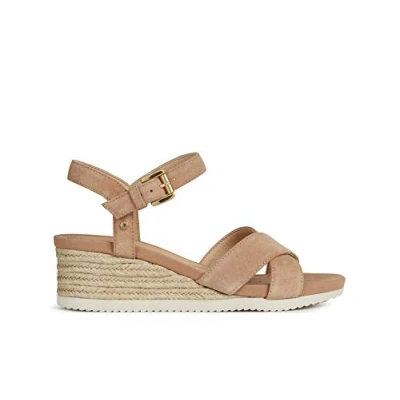 Image de Geox Femme D Ischia Corda C Sandales, Dk Skin, 36 EU