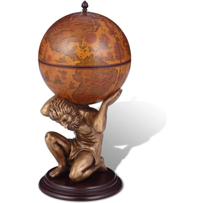Afbeelding van Globebar Atlas 42x42x85 cm
