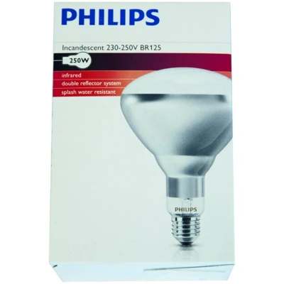 Image de Philips warmtelamp PAR wit 100W, Geschikt voor Rundvee Koeien Varkens Geiten