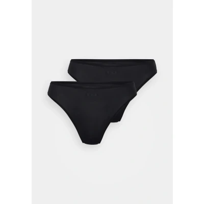 Afbeelding van Björn Borg SOFT Touch Thong 2 PACK String, Dames, Maat: Large, Black