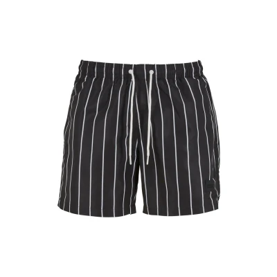 Afbeelding van Urban Classics Stripe Zwemshorts, Heren, Maat: Large, Black