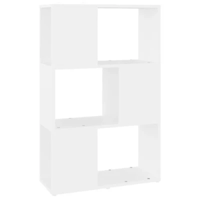 Afbeelding van vidaXL Boekenkast/kamerscherm 60x24x94 cm bewerkt hout wit