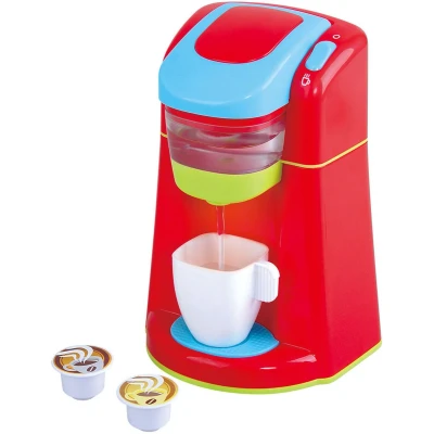 Afbeelding van Play Koffiemachine Rood met Cups, 4dlg.