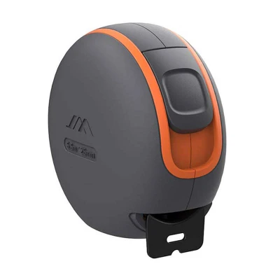 Afbeelding van JIMIhome Rolmaat Afstandsmeter 5.5 m lang valbestendig Grijs / oranje