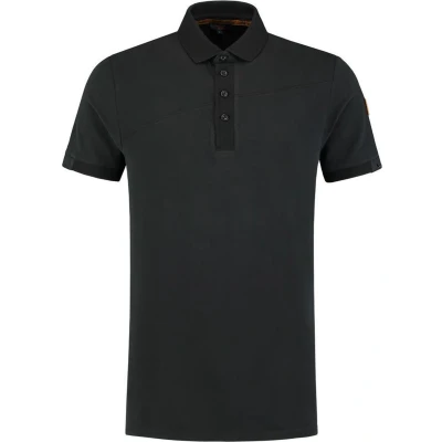 Afbeelding van Tricorp 204002 Poloshirt Premium Naden Heren Zwart