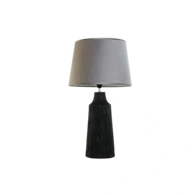 Afbeelding van Bureaulamp Home ESPRIT Zwart Grijs Hars 50 W 220 V 40 x 70 cm (2 Stuks)