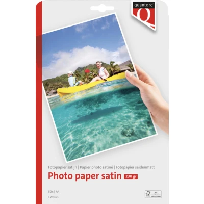 Afbeelding van Fotopapier Quantore A4 230gr satijn 50vel