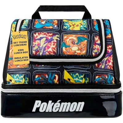Afbeelding van Get Trend Pokemon Pikachu Koeltas met vakken voor school, picknick, reizen (Multi Pokémon)