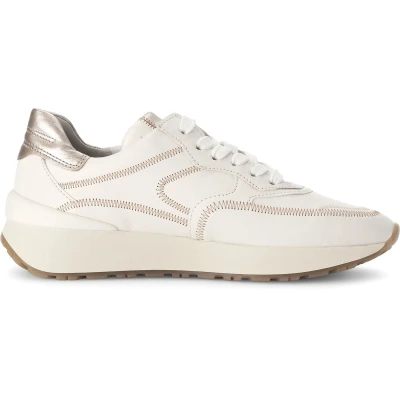 Afbeelding van Gabor Sneakers laag, Dames, Maat: 37, Latte/puder Leer