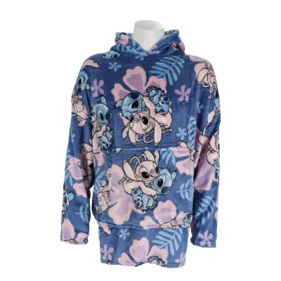 Afbeelding van Disney Lilo &amp; Stitch Hoodie Fleece Deken, Angel Volwassen One Size