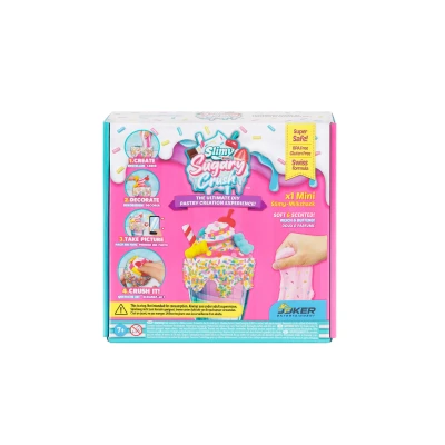 Afbeelding van SLIMY Sugary Crush Mini Milkshack, slijm en boetseerklei, creatieve set voor het zelf mengen, vormen decoreren kinderen