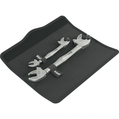 Afbeelding van Wera 05020340001 6006 Joker 2 Set 1 Zelfaanpassende dubbele steeksleutel Sleutelbreedte (metrisch) 7 19 mm (inch) 1/4 3/4