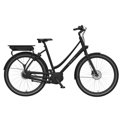 Afbeelding van Cortina E Tide MM N7 2024 Dames Elektrische Fiets bike Jet Black Matt 53 Cm + 150 Inruilkorting
