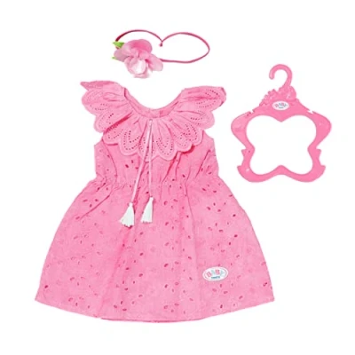 Afbeelding van BABY born Trendy Bloemenjurk Poppenkleding 43 cm