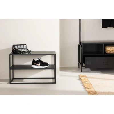 Afbeelding van Brava schoenen/wandrek 47 x 70 cm zwart
