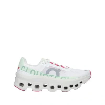 Afbeelding van On Cloudmonster Hardloopschoenen neutraal White lima, Dames, Maat: 40, lima Polyester