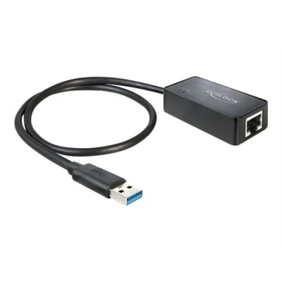 Image de Delock Adaptateur réseau USB 3.1 Gen 1 Gigabit Ethernet x noir