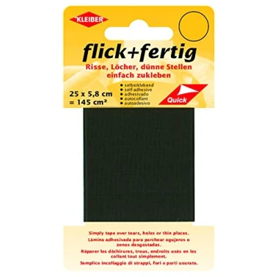 Afbeelding van Kleiber 145 cm² Flick + kant en klare zelfklevende reparatietape van nylon, bruin