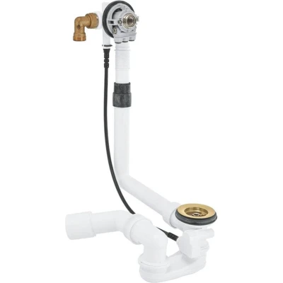 Afbeelding van GROHE Talentofill badvul , afvoer en overloopgarnituur Brushed Cool