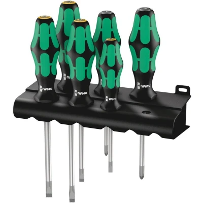 Afbeelding van Wera kraftform plus 6 delige schroevendraaierset 334/355/6 Rack