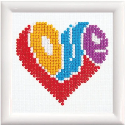 Afbeelding van Diamond Dotz LOVE Painting 649 10x10 cm