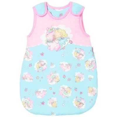 Afbeelding van Heless Poppenslaapzak 28 35 Cm Polykatoen Blauw/roze