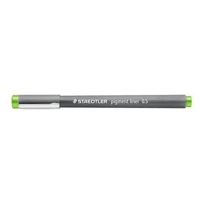 Afbeelding van STAEDTLER 308 05 51 fineliner pigment liner (lijndikte 0,5 mm, hoge kwaliteit, pigmentinkt, onuitwisbaar, lichtbestendig) kleur: lichtgroen