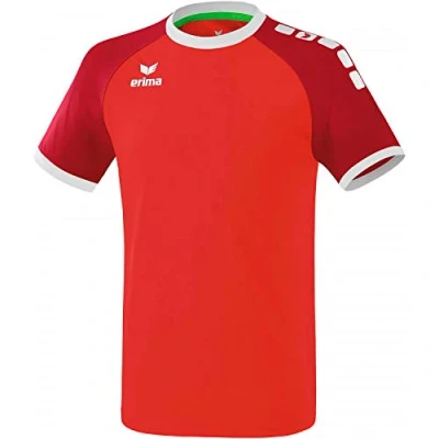 Afbeelding van Erima Zenari 3.0 SS Shirt Heren Sportshirt Maat S Mannen rood/wit