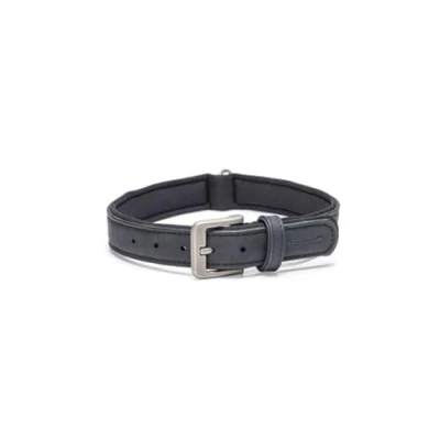 Afbeelding van Beeztees Balacron Ax Honden Halsband Kunstleer Zwart Nekomvang van tot x breedte: 43 53 cm 25 mm