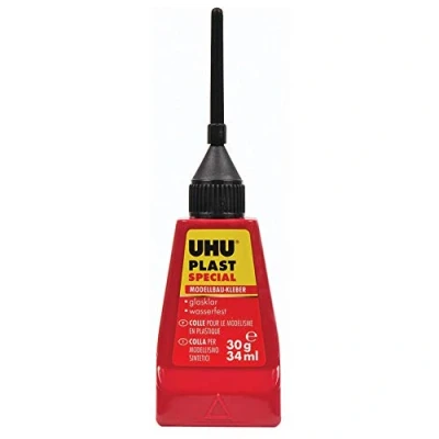 Image de UHU colle spéciale pour plastique plast, flacon de 30g