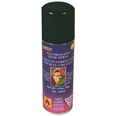 Afbeelding van Rubies Haar verf/spray zwart spuitbus 125 ml Carnaval
