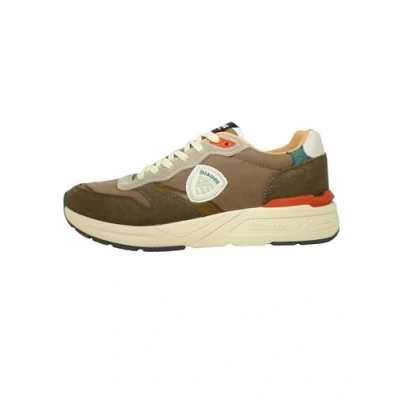 Afbeelding van Blauer RAY Sneakers laag, Heren, Maat: 43, Elephant/octanium Leer/ synthetisch