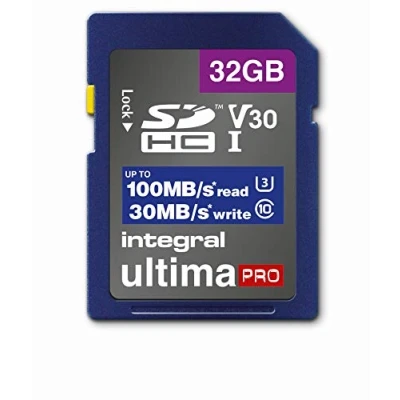 Image de Integral Carte mémoire flash 32 Go Video Class V30 / UHS I U3 Class10 SDHC
