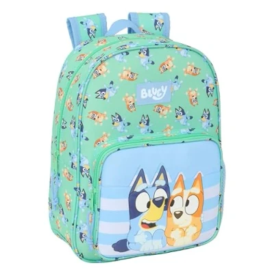 Afbeelding van Schoolrugzak Bluey Sisters Groen 26 x 34 11 cm