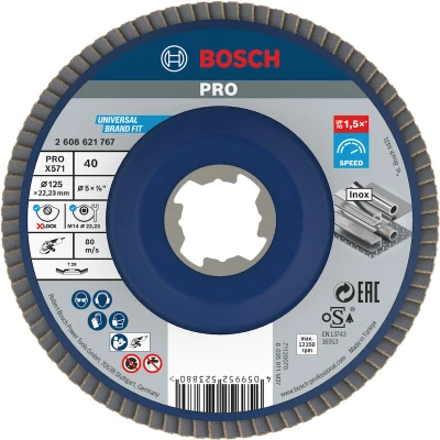 Afbeelding van Bosch Accessories 2608621767 X LOCK Lamellenschijf Diameter 125 mm 1 stuk(s)