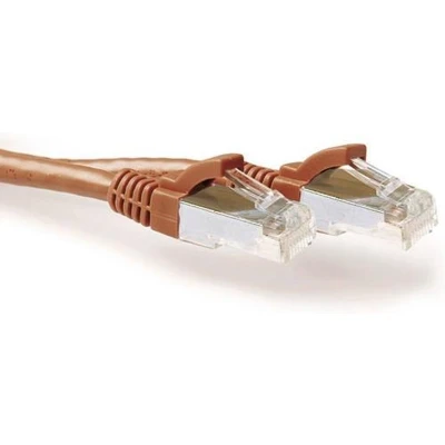Afbeelding van ACT FB2220 LSZH SFTP CAT6A Patchkabel Snagless Bruin 20 meter