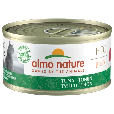 Afbeelding van Almo Nature Hfc Cat Jelly Blik 70 g Kattenvoer Tonijn