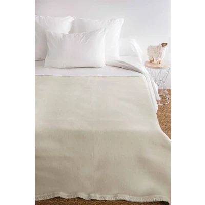 Image de Couverture Aubisque en laine woolmark naturelle 240x260 cm blanche