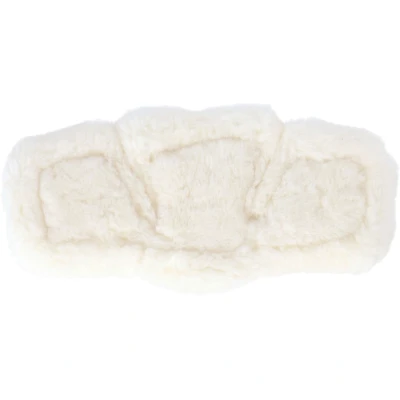 Afbeelding van Stübben Singelbontje Equi Soft Lambskin Écru/Wit 50 150cm