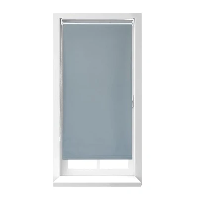 Afbeelding van Relaxdays rolgordijn verduisterend 160 cm raamverduistering grijs isolerend klemmen 60x160cm